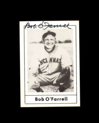 Bob O'Farrell Signed 1978 Grand Slam Cincinnati Reds Autograph - Image 1 of 2