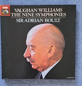 Vaughan Williams - The Nine Symphonies - EMI 5 x Cassette Boxset - 1984 - Picture 1 of 3