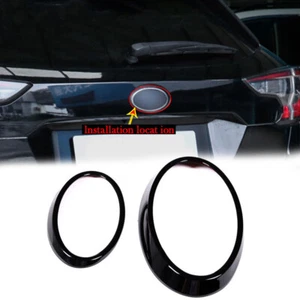 Insignia emblema trasero delantero negro brillante logotipo adorno 2 piezas para Subaru Outback 2022~2024 - Imagen 1 de 7