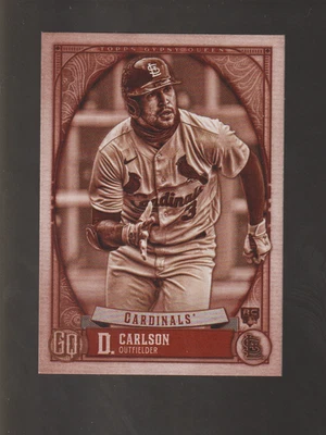 2021 TOPPS GYPSY QUEEN SEPIA DYLAN CARLSON # 85  XX/99 - Image 1 of 2