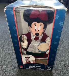 VTG Disney MINNIE MOUSE BAKER Animated •Santa's Best EZ Light 12” Tall - Picture 1 of 5