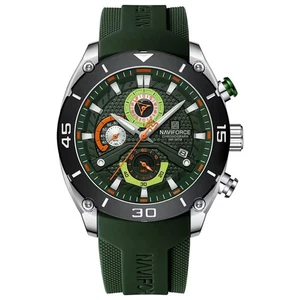 Naviforce Men Wrist Sport Watch Quartz Chronograph Luminous Water Resistant - Picture 1 of 9
