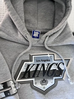 Undefeated x Los Angeles Kings Hoodie Large Grey NHL Collab UNDFTD - Image 1 of 4