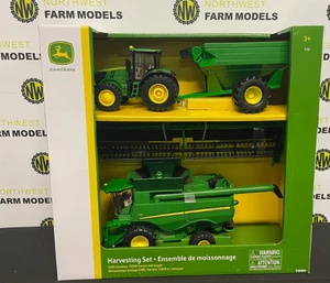 ERTL 47358 ESCALA 1:32 JOHN DEERE S780 COSECHADORA, JOHN DEERE 7290R Y CAZADOR DE GRANOS - Imagen 1 de 4