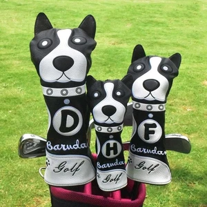 Golf Club Headcover Dog Golf Headcover Mallet Putter Golf Putter Headcover - Picture 1 of 12