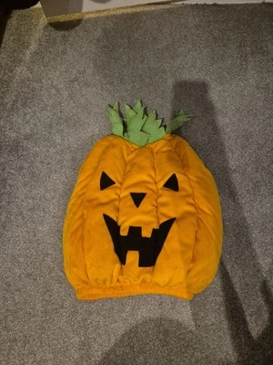 Traje de calabaza de Halloween para niños pequeños Foto 1 de 2