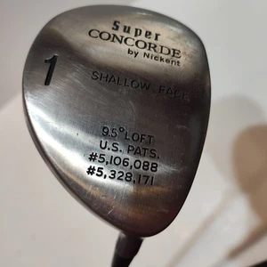 Vintage Nickent Super Concorde 1 Wood Driver 9.5° True Temper Dynamic Gold Golf - Picture 1 of 5