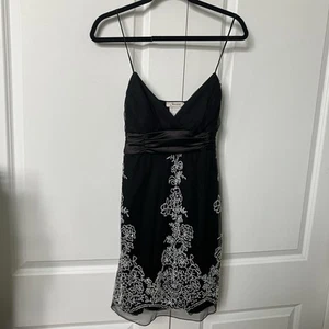 NWT Jessica Mini Dress Womens Beaded Y2K Black LBD Prom Glam - Bild 1 von 9