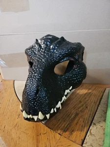 Fallen Kingdom Jurassic World Indoraptor Black Dinosaur Mask Mattel 2017 - Picture 1 of 4