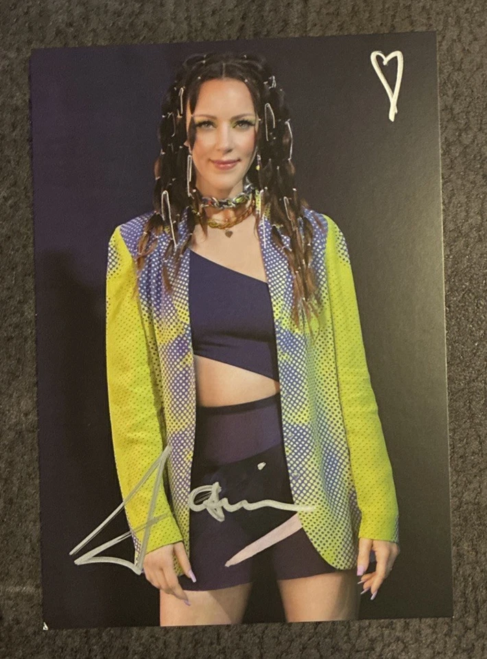 Autogrammkarte Jasmin Wagner 2025 handsigniert Blümchen - Bild 1 von 1