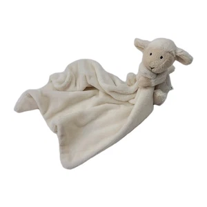 Little Jellycat Lamb Lovey Security Blanket Baby Plush Sheep Toy Cream   - Picture 1 of 12