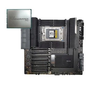 ASUS PRO WS WRX80E-SAGE SE WiFi  E-ATX sWRX8 +AMD Ryzen Threadripper PRO 5945WX - Picture 1 of 6