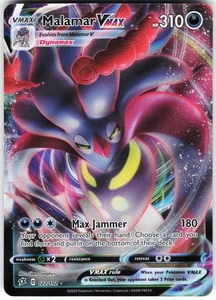 Malamar VMAX 122/192 Pokemon SWSH02: Rebel Clash Holo Ultra Rare NM - Picture 1 of 2