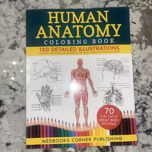 Menschliche Anatomie Malbuch: 150 De..., Verlag, Med - Bild 1 von 2