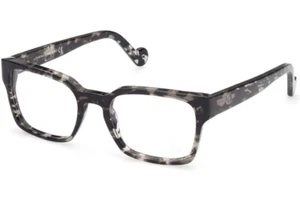 Moncler ML5085 055 Black Havana Square Plastic Optical Eyeglass Frame 54-20-145 - Picture 1 of 3