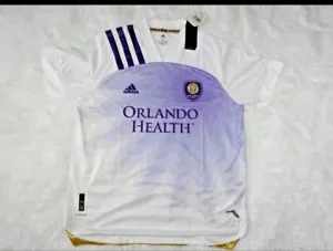 Adidas Men’s MLS Orlando City Auth Rep Away Jersey EH8649 MSRP $130 Size XL NEW - Picture 1 of 6