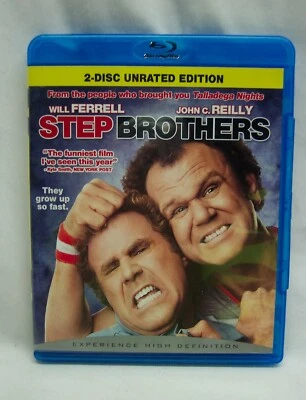STEP BROTHERS Blu-ray MOVIE Unrated Edition Will Farrell John C. Reilly - Image 1 of 4