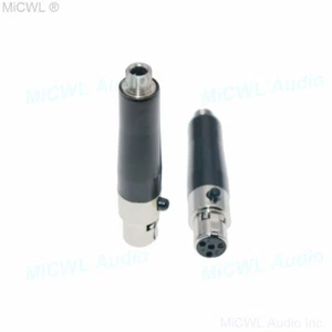 Adaptador de interconexión de audio de 3,5 mm a AKG Shure Sennheise TA4F TA3F hembra macho - Imagen 1 de 13