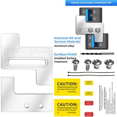 Generator Interlock Kit For Challenger Westinghouse 200 Amp Panel Easy - Image 1 of 4