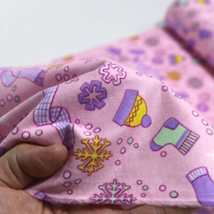 Kinderflanell Baumwollstoff Kinderstoff WinterStoff Xmas Meterware - Bild 1 von 3