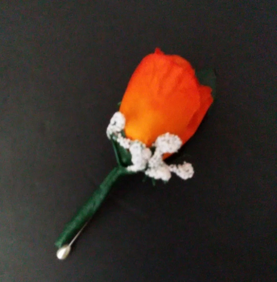 Роза булавка бутоньерка ~ корсаж ~ ваш выбор ~ жених ~ шафер ~ выпускного вечера ~ свадьбы ~ Quinceanera - Изображение 1 из 4