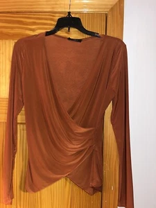 Sexy Size Medium 21 Saints Shirt Brown Color For Women Stretchy Material Comfy - Picture 1 of 3