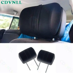 Reemplazo reposacabezas asiento coche cuero negro para Toyota Land Cruiser 2008-2020 2021 - Imagen 1 de 4