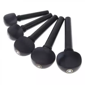 1pcs Ebony Wood Violin Tuning Peg Replacement for 1/8 & 1/4 & 1/2 3/4 & 4/4 Size - Picture 1 of 10