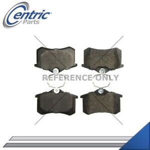 CENTRIC BRAKE PADS REAR SET LEFT & RIGHT For 2011-2012 SEAT IBIZA