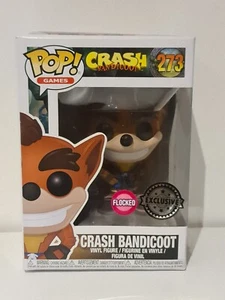 Funko Pop! Games - Rare Crash Bandicoot #273 Flocked - Exclusive 2017 - Picture 1 of 8