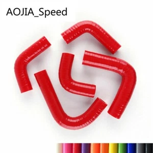 For SUBARU WRX STI Forester XT Water Pump Silicone Coolant Radiator Hose RED - Foto 1 di 10