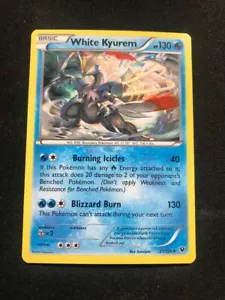 Pokemon 21/124 Blanco Kyurem Fates Collide Holo Raro - Imagen 1 de 2