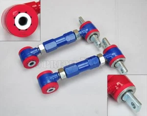 Blue Adjustable Rear Camber kit Polyurethane Bushings for 1988-2000 Honda Civic - Picture 1 of 1