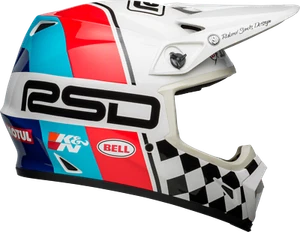 Bell MX-9 MIPS RSD The Rally Gloss White/Black Helmet - Choose Size - Picture 1 of 10