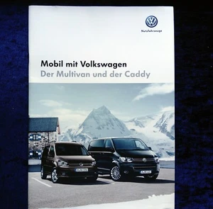 VW Bus T5 Multivan und Caddy Prospekt 6.2013, 32 Seiten - Picture 1 of 3