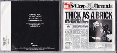Thick as Brick by Jethro Tull (CD, 1985, Chrysalis Records) - Image 1 of 2