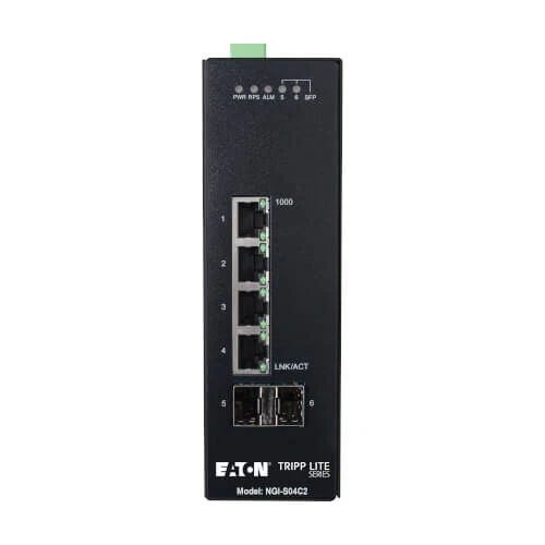 Tripp Lite 4-Port Lite Managed Industrial Gigabit Ethernet Switch NGIS04C2 - Image 1 of 4