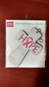 Brand New! American Made P. Graham Dunn HOPE Inspirational Cross Car Charm - Picture 1 of 3