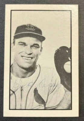 1983 REPRINT BOWMAN BASEBALL CARD #10 HAND SIGNED DICK SISLER W/COA JSA AVAIL AM - Image 1 of 2