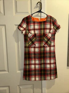 Vintage años 60 E.D. Mini Vestido Juniors of San Francisco Mod Micro - Imagen 1 de 4