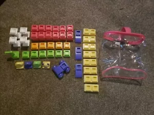Fisher Price Trio Junior Blocks - 44 Piece And Storage Bag - Picture 1 of 6