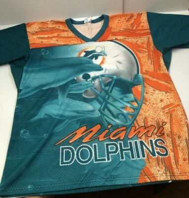 Camisa de Colección CCM Miami Dolphins Jersy Para Hombres L/XL Única NFL - AFC Fútbol  Foto 1 de 4