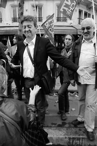 Tirage photo argentique Manifestation Jean Luc Mélenchon 2012 20X30cm - Picture 1 of 1