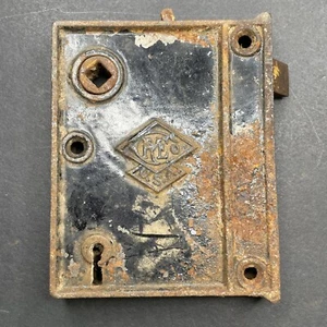 Antique c1910s Door Knob Mechanism Interior PYE Turning Hardware TESTED V08 - Picture 1 of 6