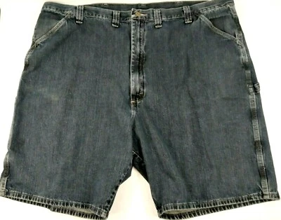 WRANGLER Carpenter Mens Cargo Shorts SIZE 46 Denim Blue Cotton - Image 1 of 4