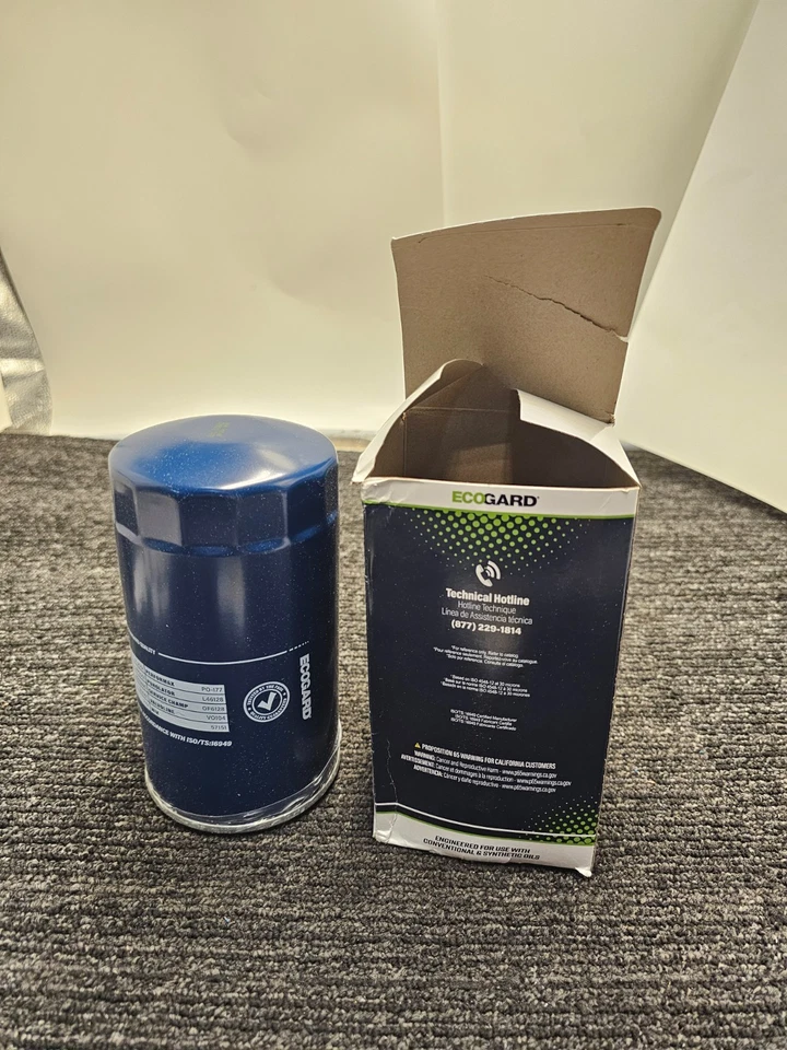 (QTY 2) Масляный фильтр премиум-класса Ecogard X6128 подходит для Ford F-250 2011-2017 годов выпуска - Изображение 1 из 4