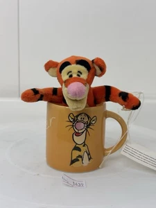 Tigger Yellow Ceramic Coffee Cup Mug with a Tigger Teddy. The Disney Store. - Picture 1 of 12