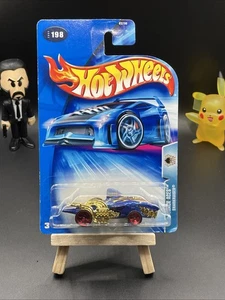 Hot Wheels 2004 Track Aces Series #198 Sharkruiser Blu con 5DOT rossi - Foto 1 di 2