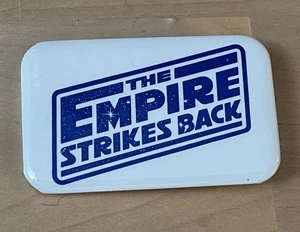 Vintage 1981 The Empire Strikes Back rechteckige Pinback 3,75” x 1,6” Button - Bild 1 von 4