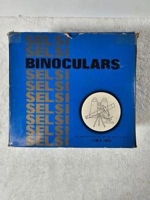 VTG Selsi 20x50mm No. 32 Prism Binoculars ZCF Amber Coated – Japan w/ Case & Box - Image 1 of 4